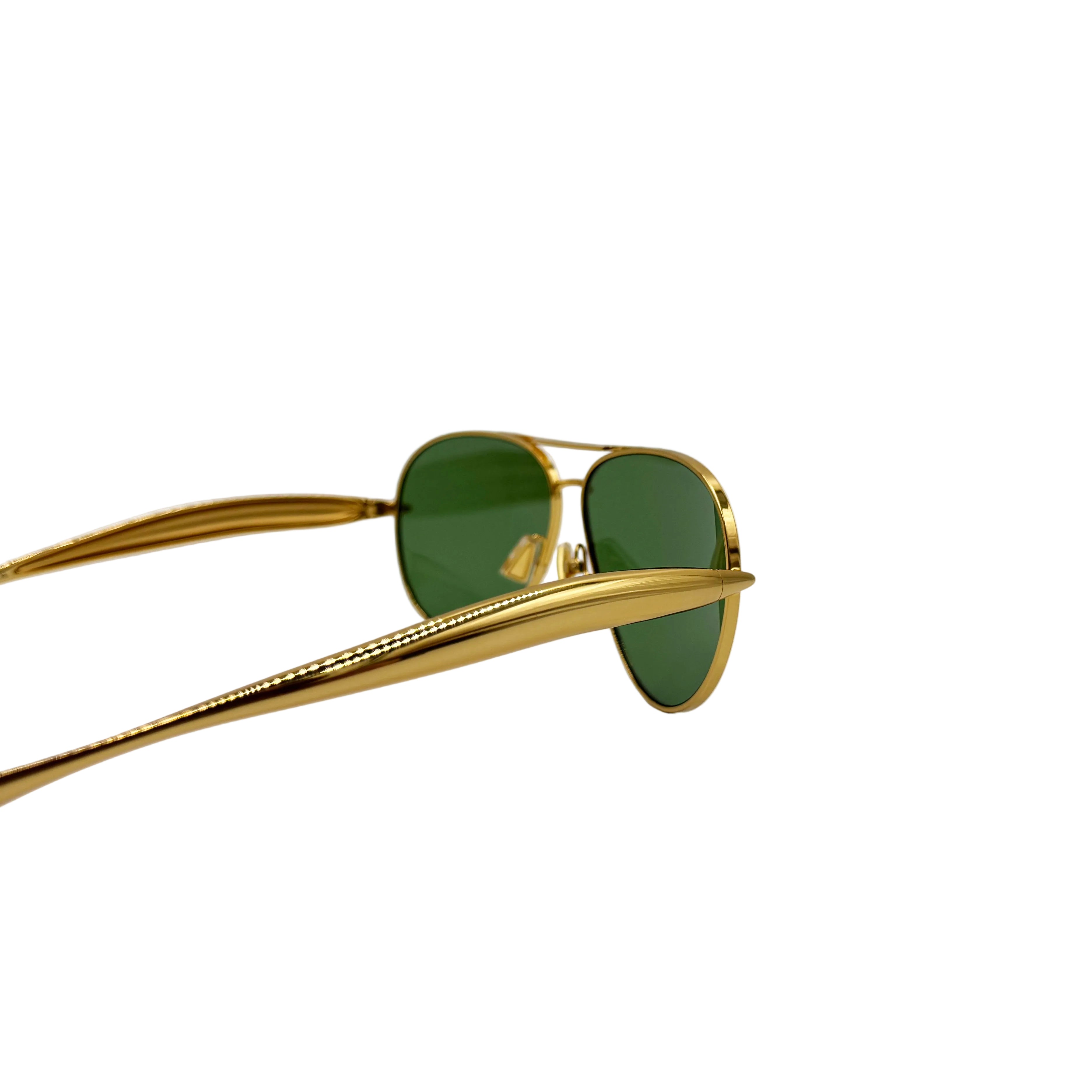 Bottega Veneta BV1305S guld/grønne glas