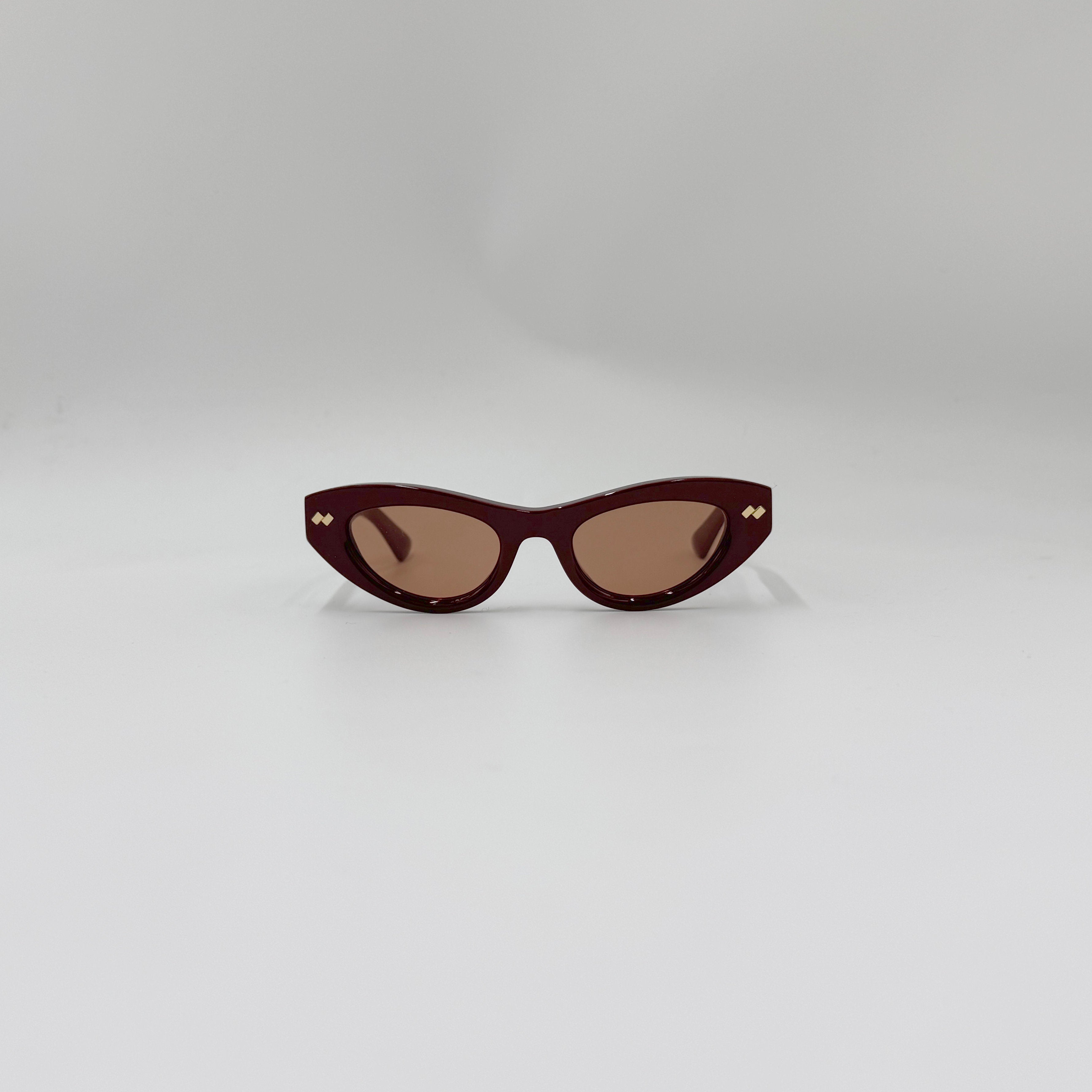 Bottega Veneta BV1350S bordeauxrød