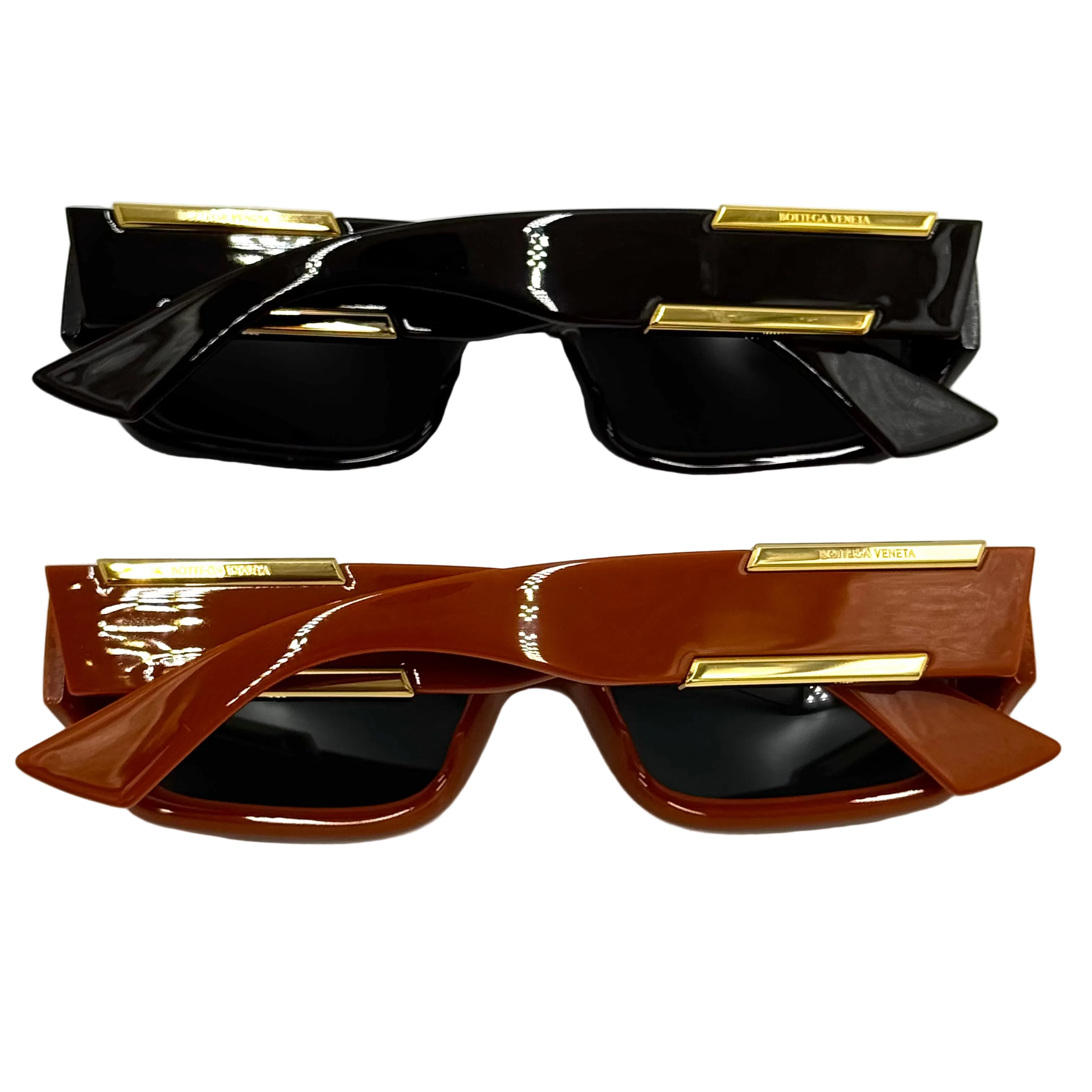 Bottega Veneta BV1406S Mørk brun