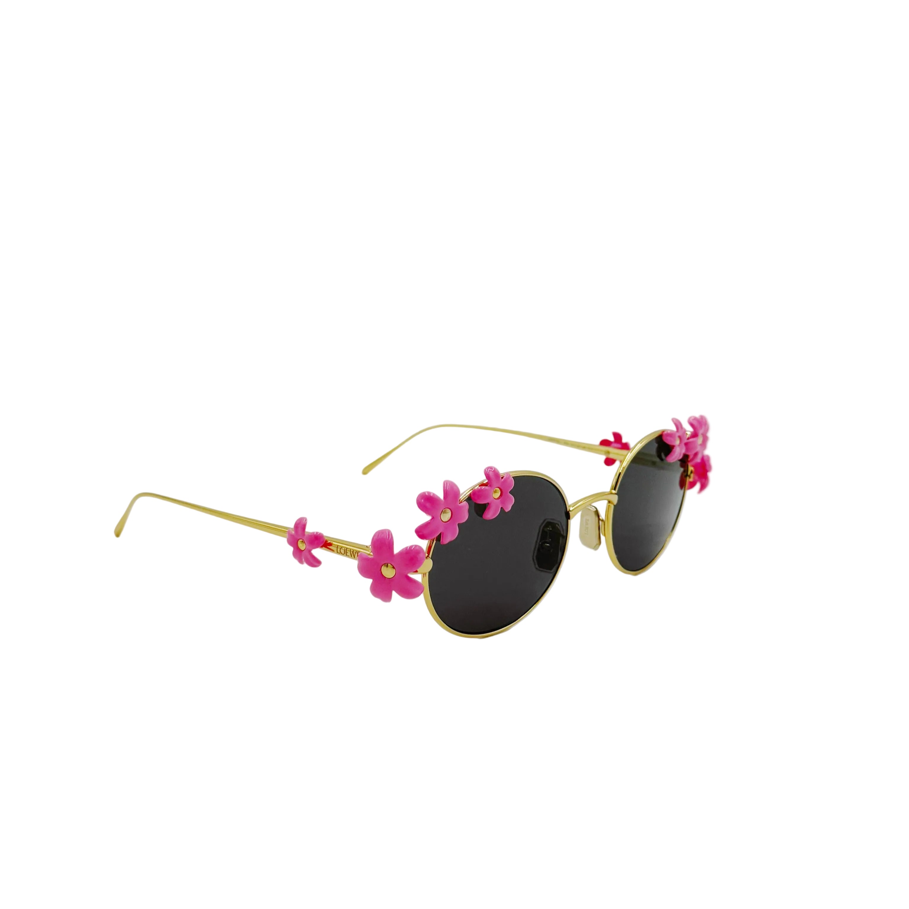 Loewe LW40173U Guld med lyserøde blomster