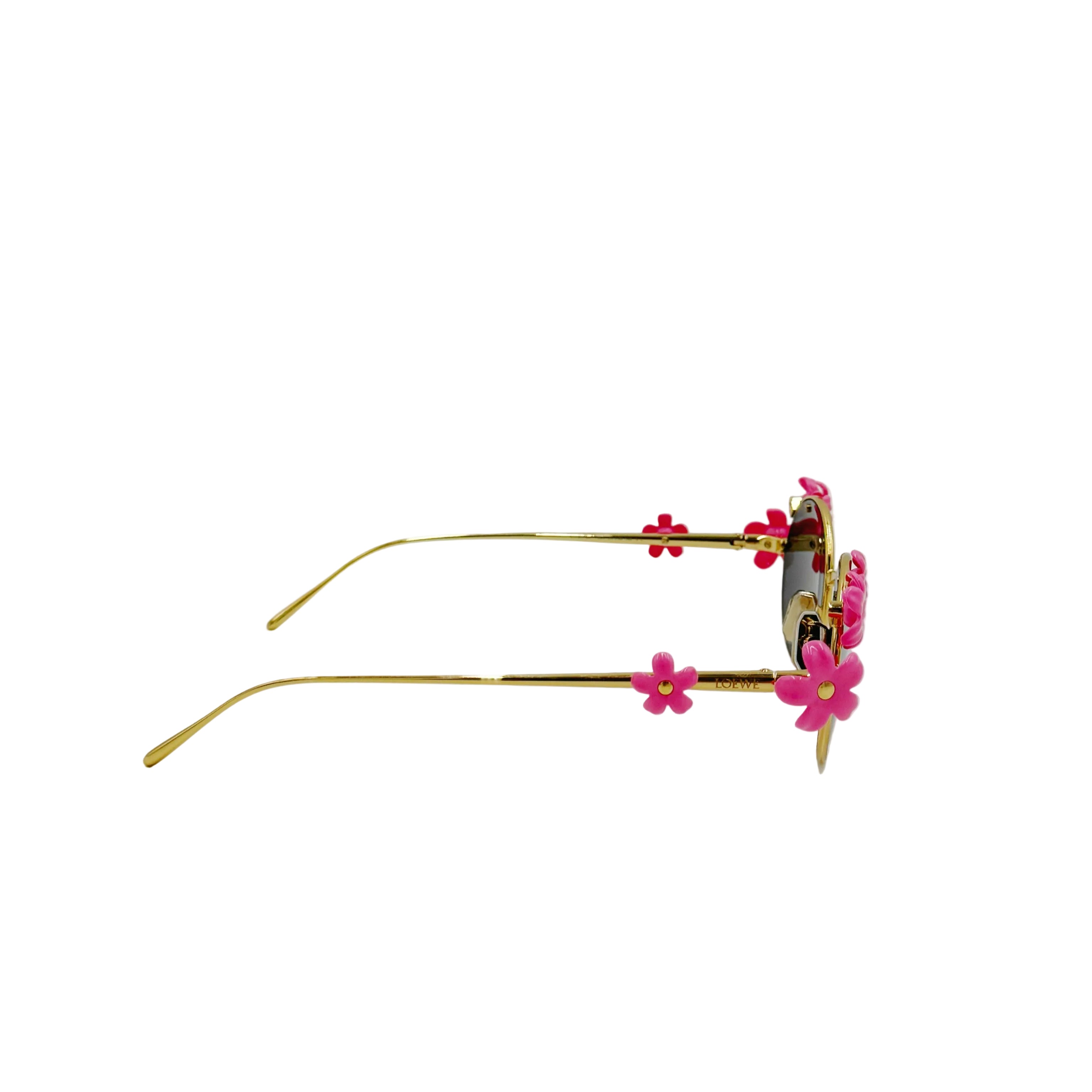 Loewe LW40173U Guld med lyserøde blomster