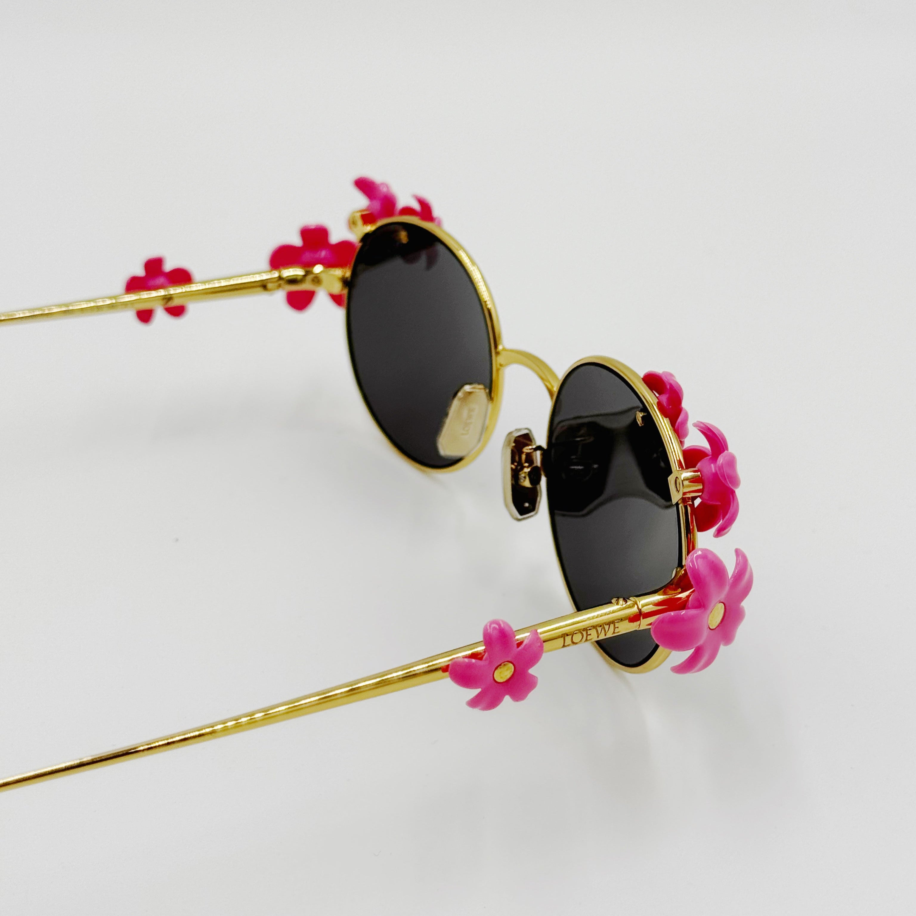 Loewe LW40173U Guld med lyserøde blomster