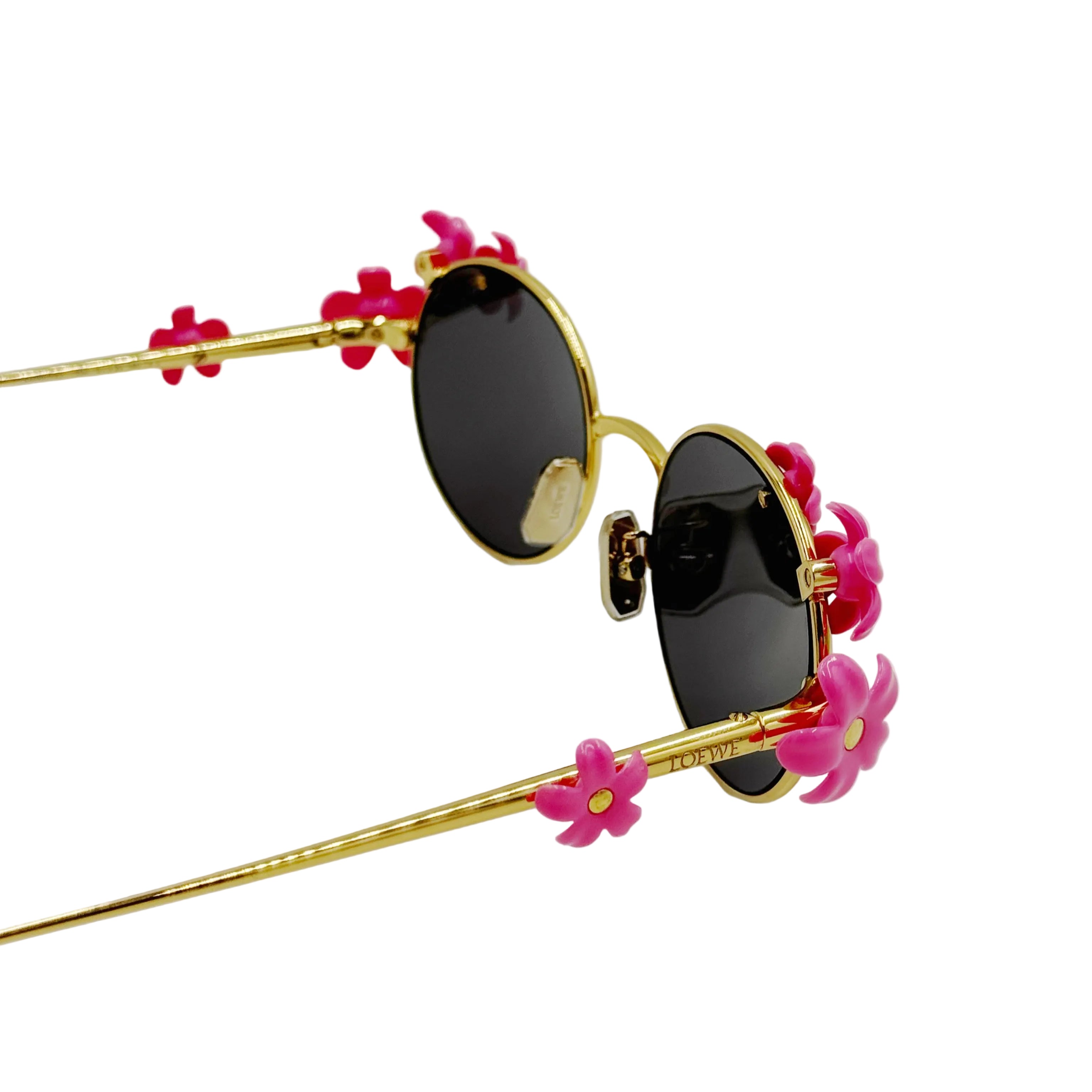 Loewe LW40173U Guld med lyserøde blomster