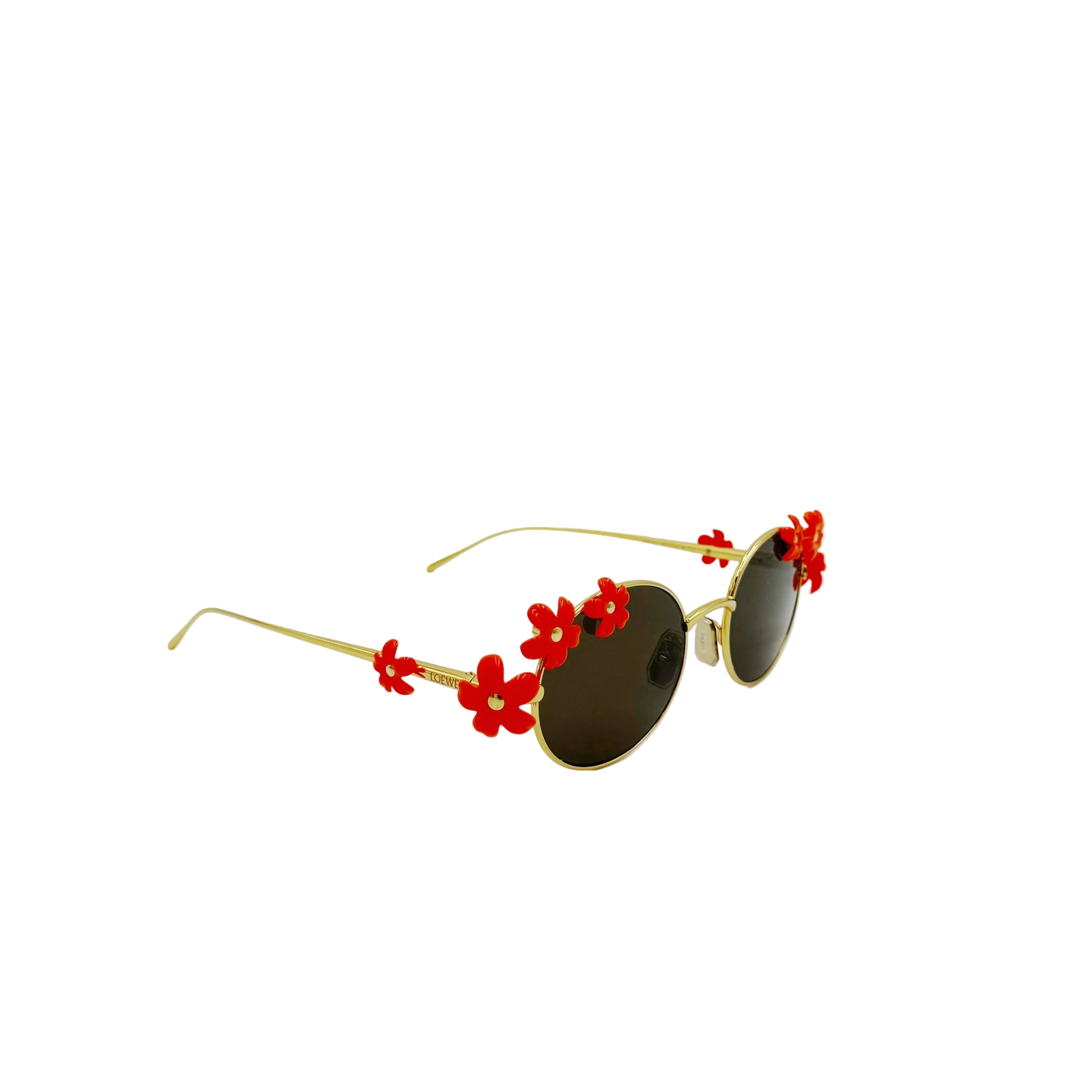 Loewe LW40173U Guld med orange blomster