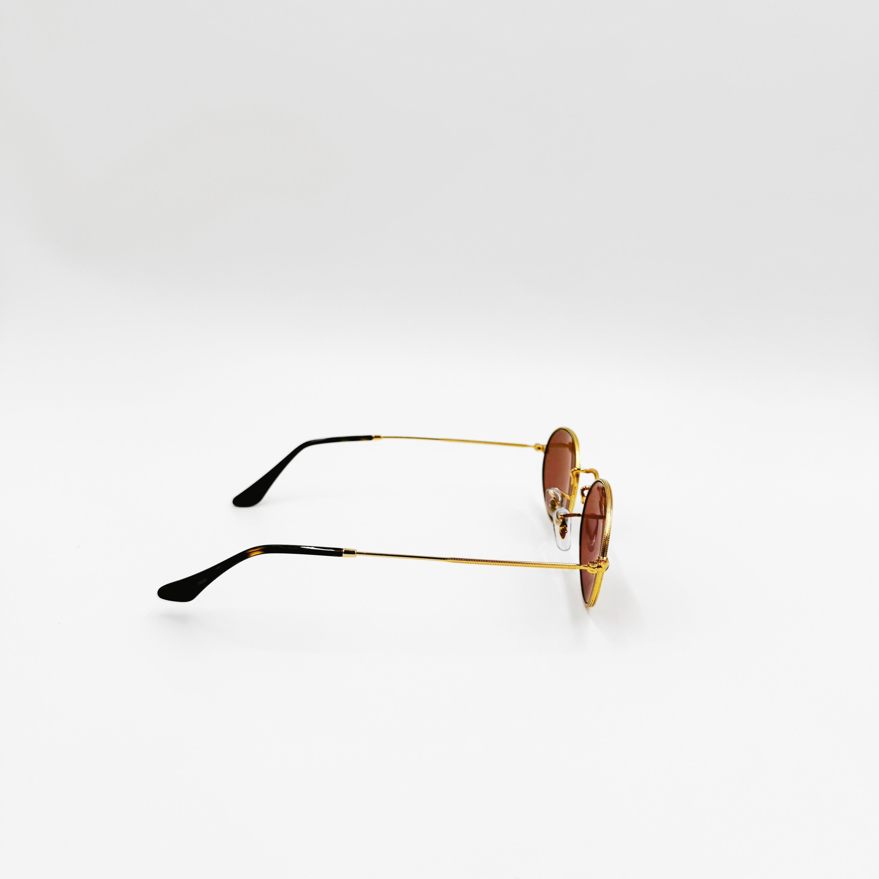 Ray-Ban 0RB3547 - Oval guld med brunt glas