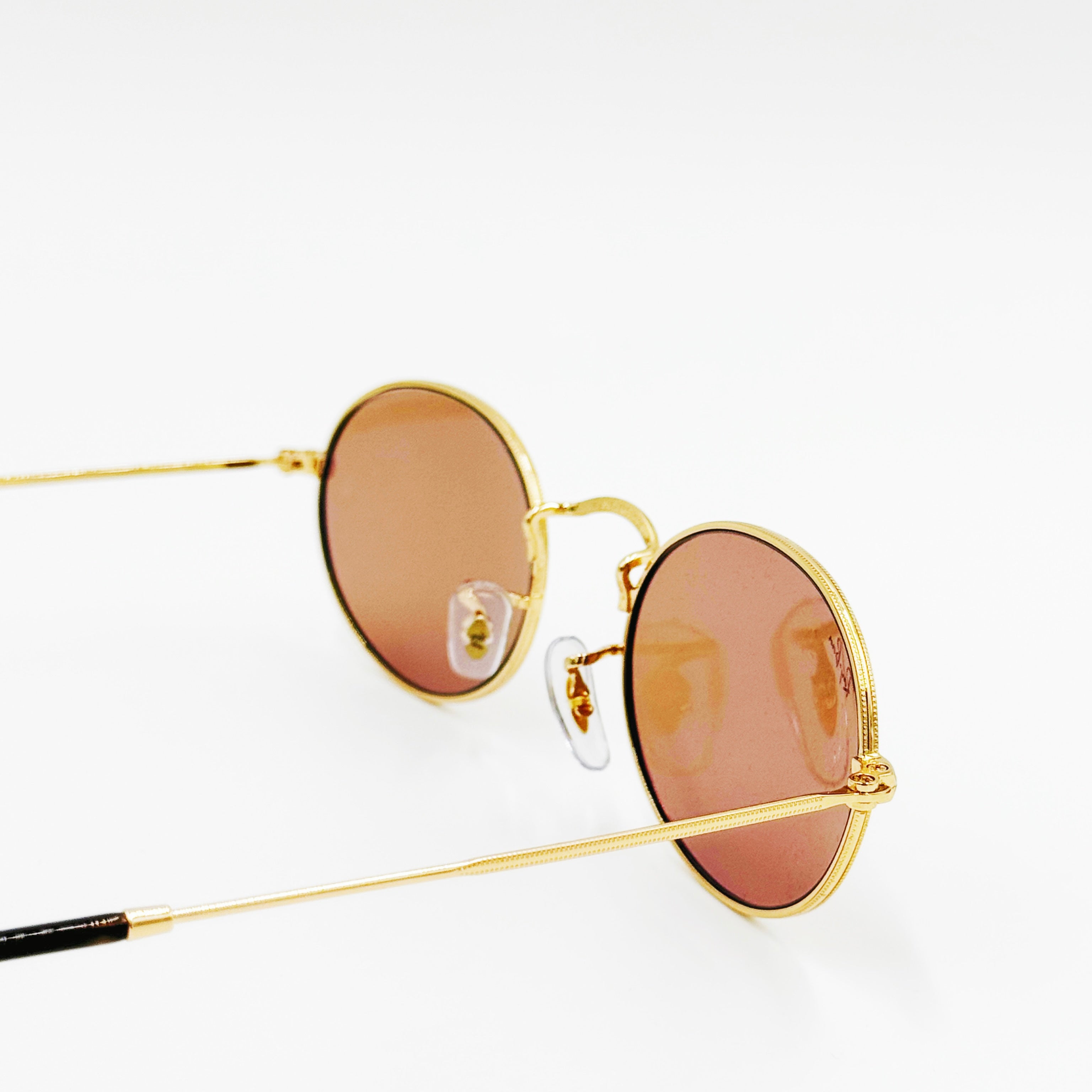 Ray-Ban 0RB3547 - Oval guld med brunt glas