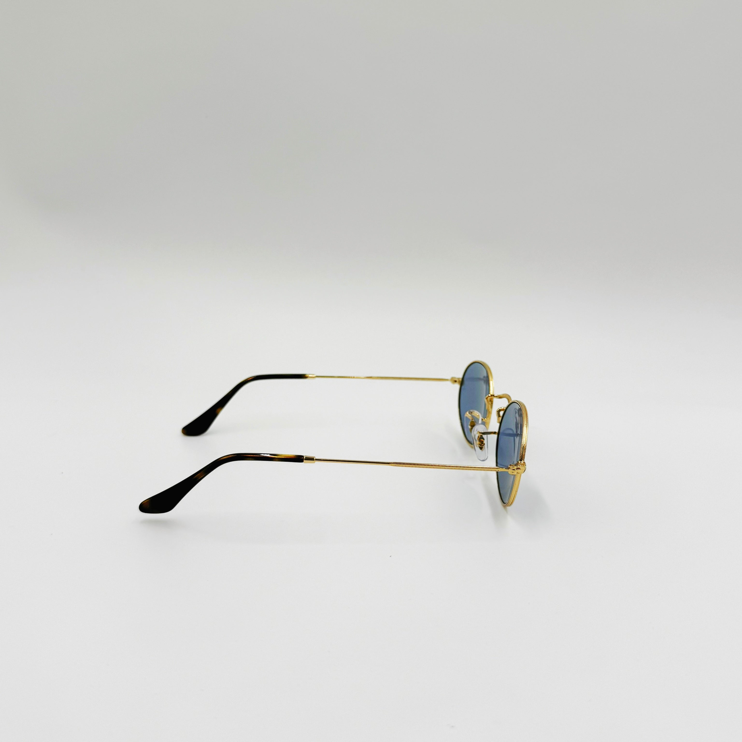 Ray-Ban 0RB3547 0RB3547 - Oval guld med blåt glas