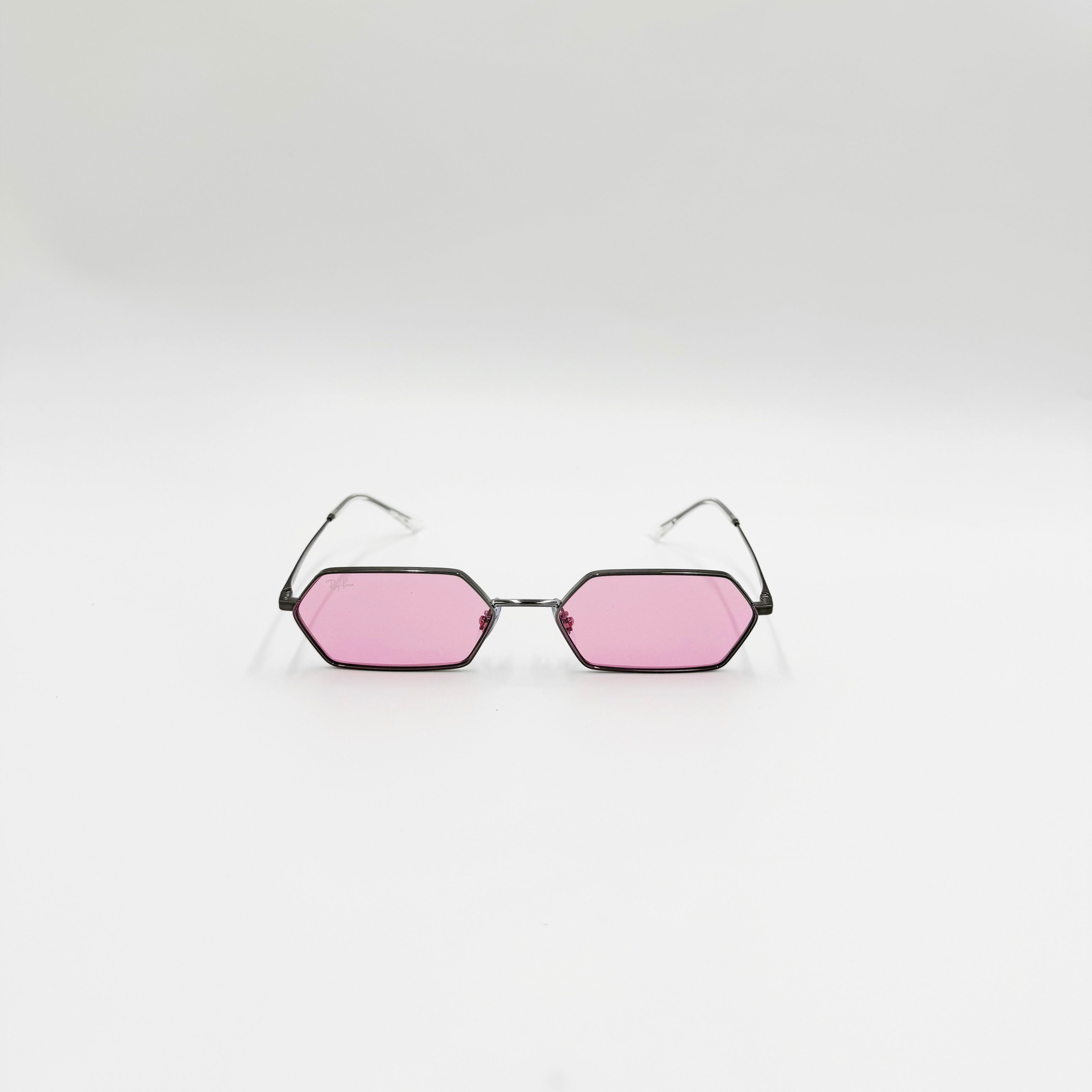Ray- Ban 0RB3728 - Yevi sølv med pink glas