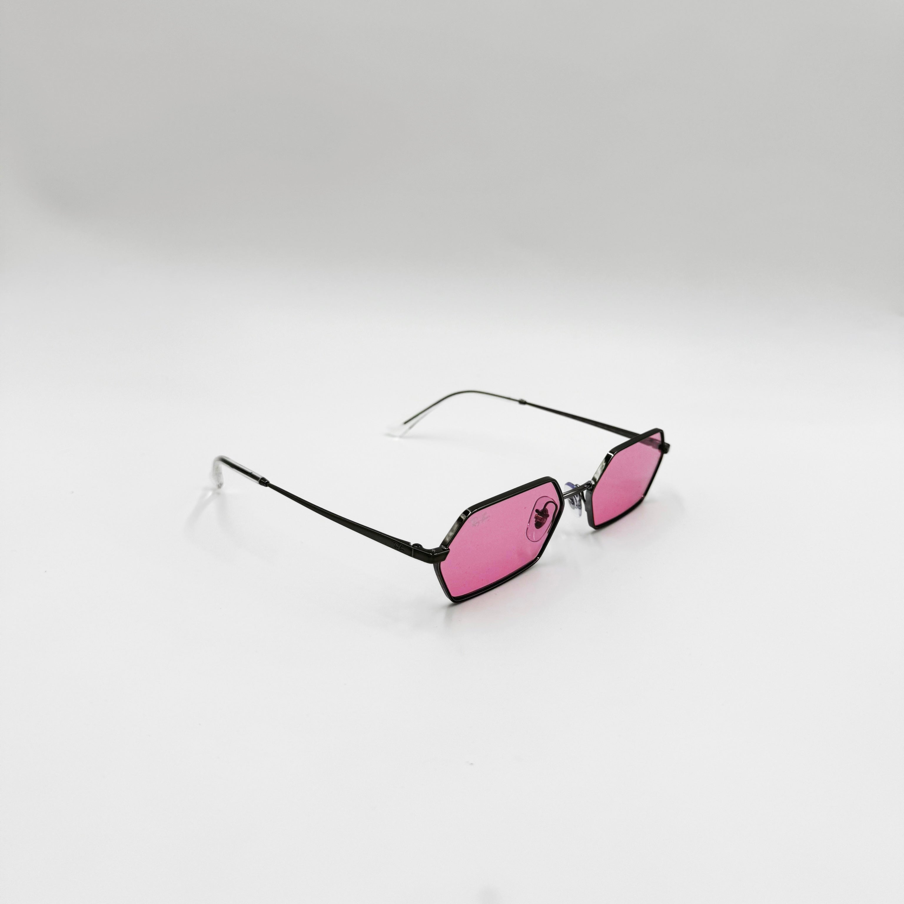 Ray- Ban 0RB3728 - Yevi sølv med pink glas