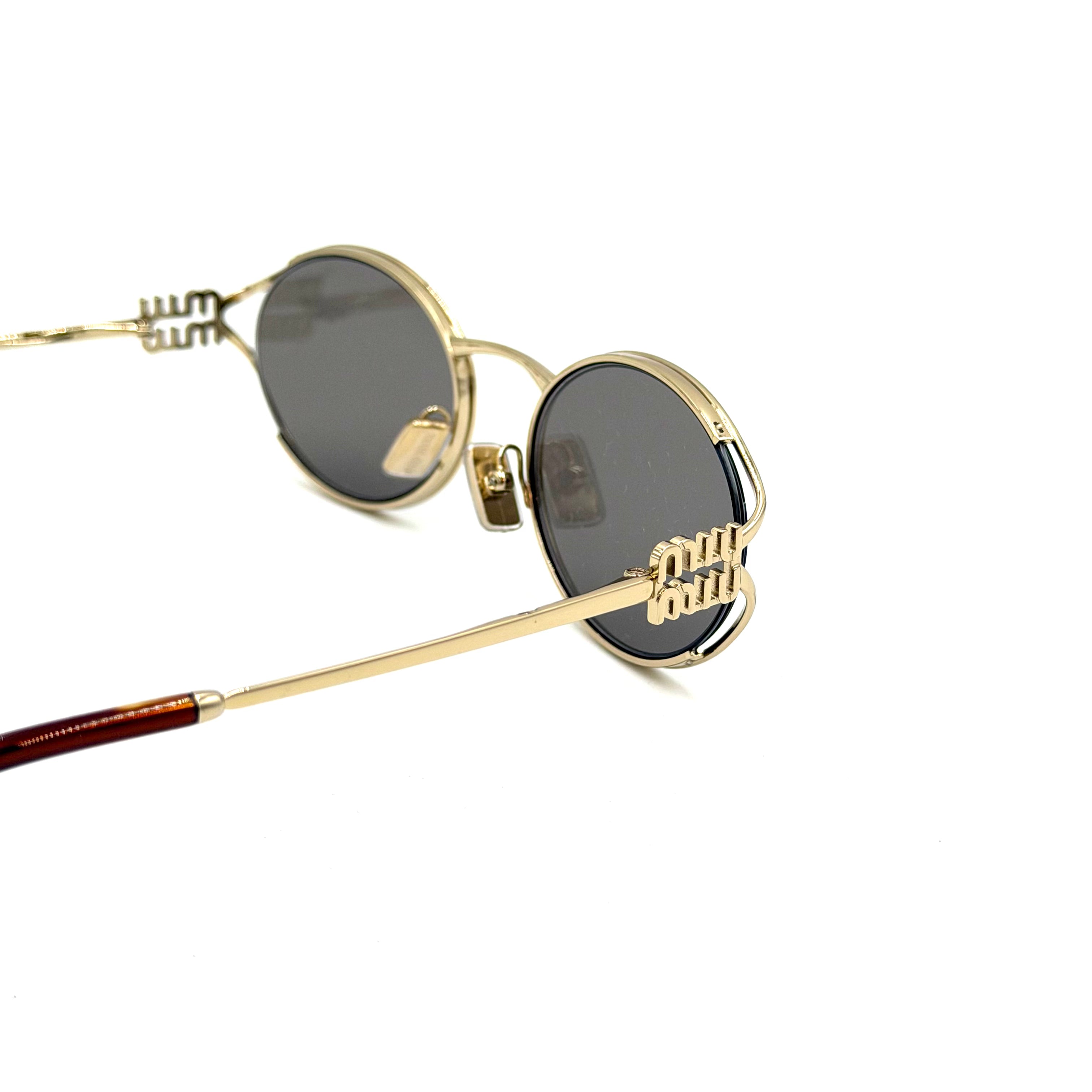MiuMiu SMU52Y guld (med brunt glas)