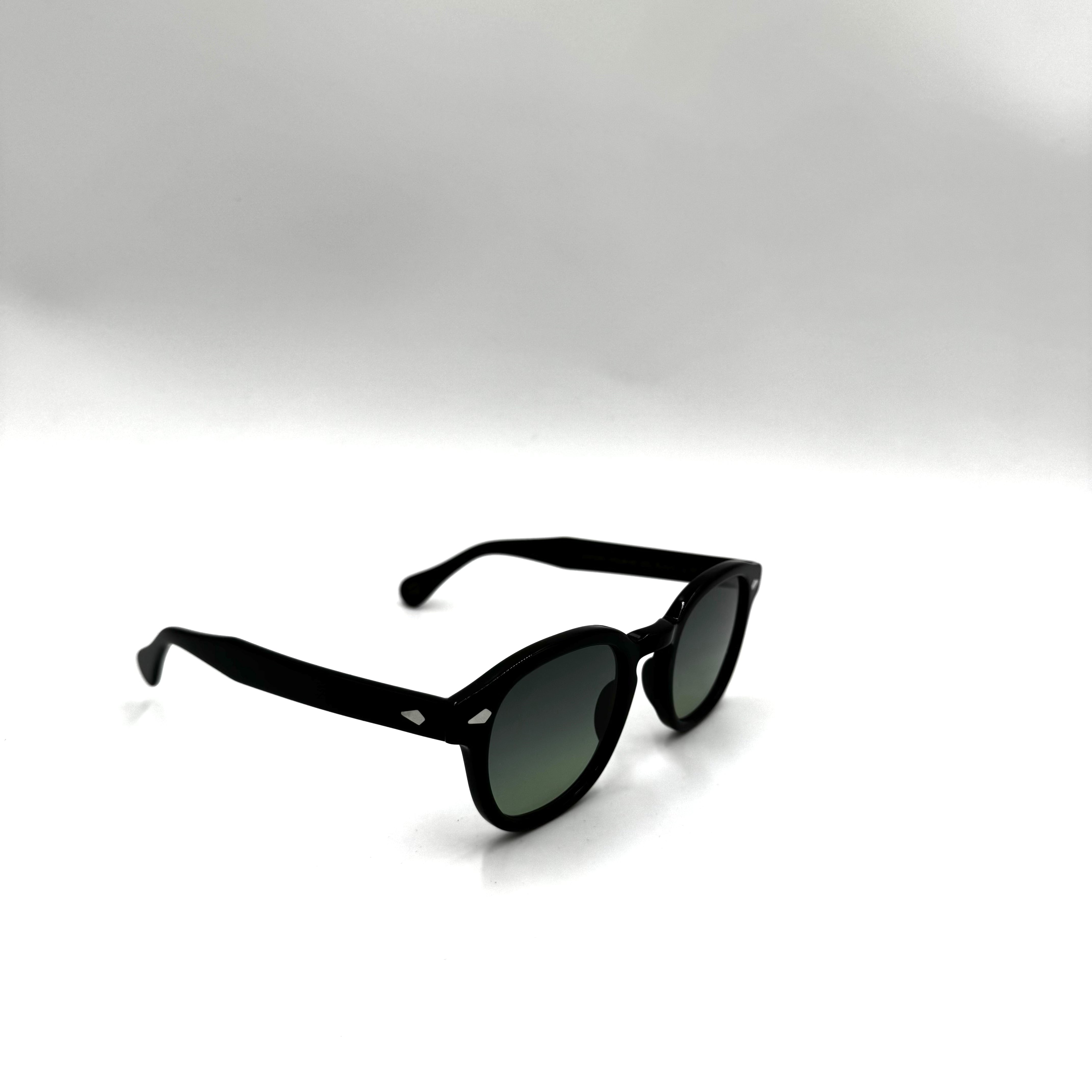 Moscot Lemtosh - Black with green lense str 49