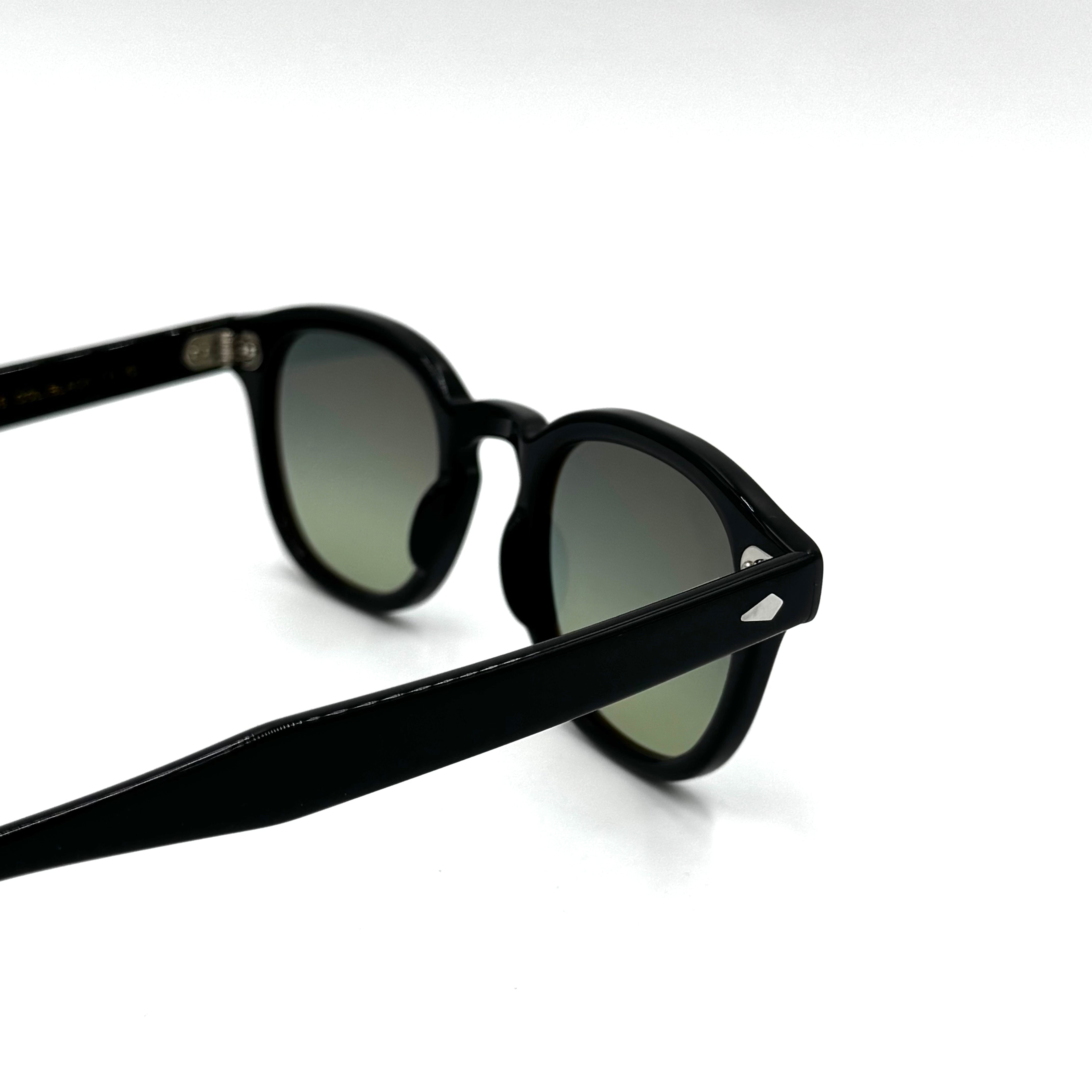 Moscot Lemtosh - Black with green lense str 49