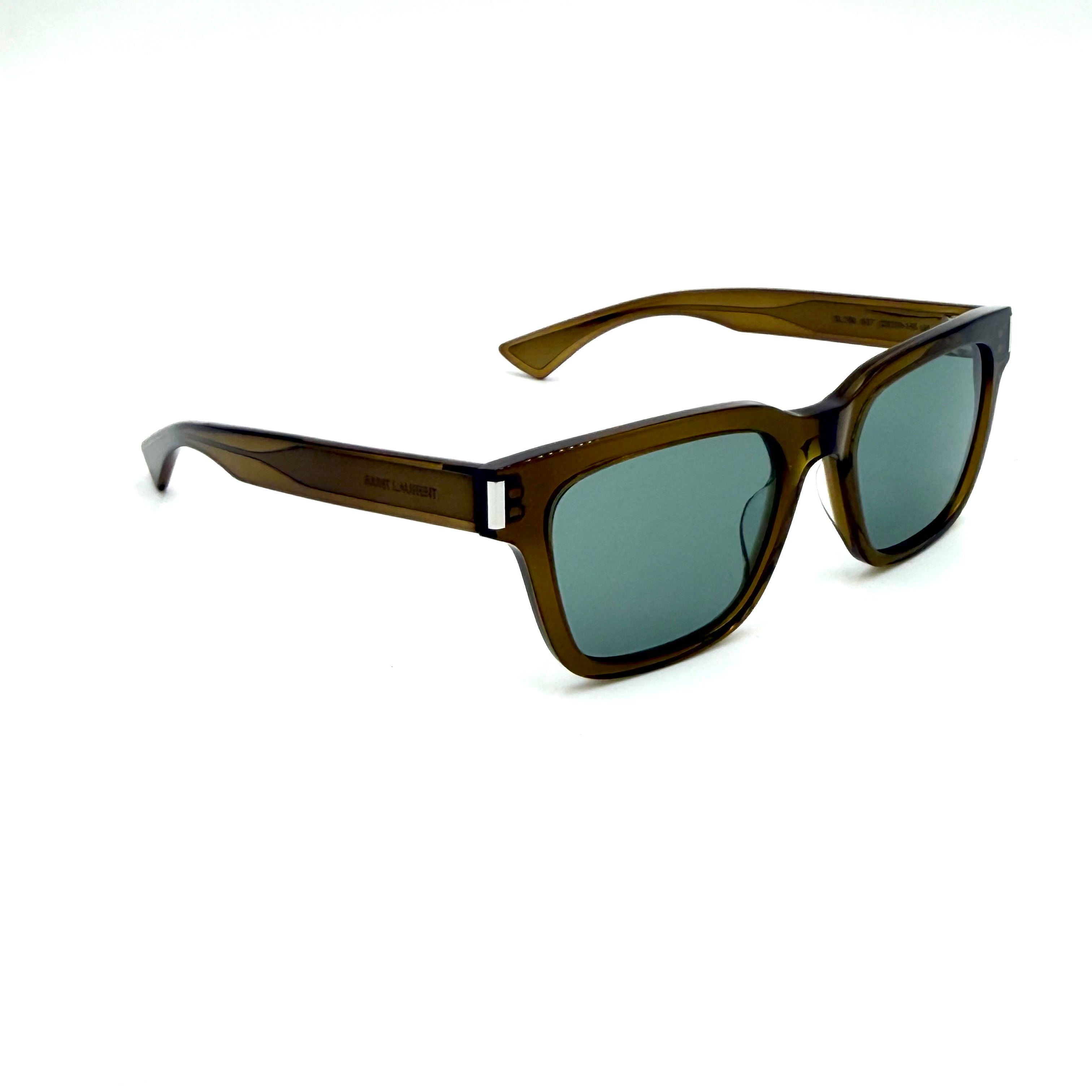 Saint Laurent SL790 Transperant brun/grøn
