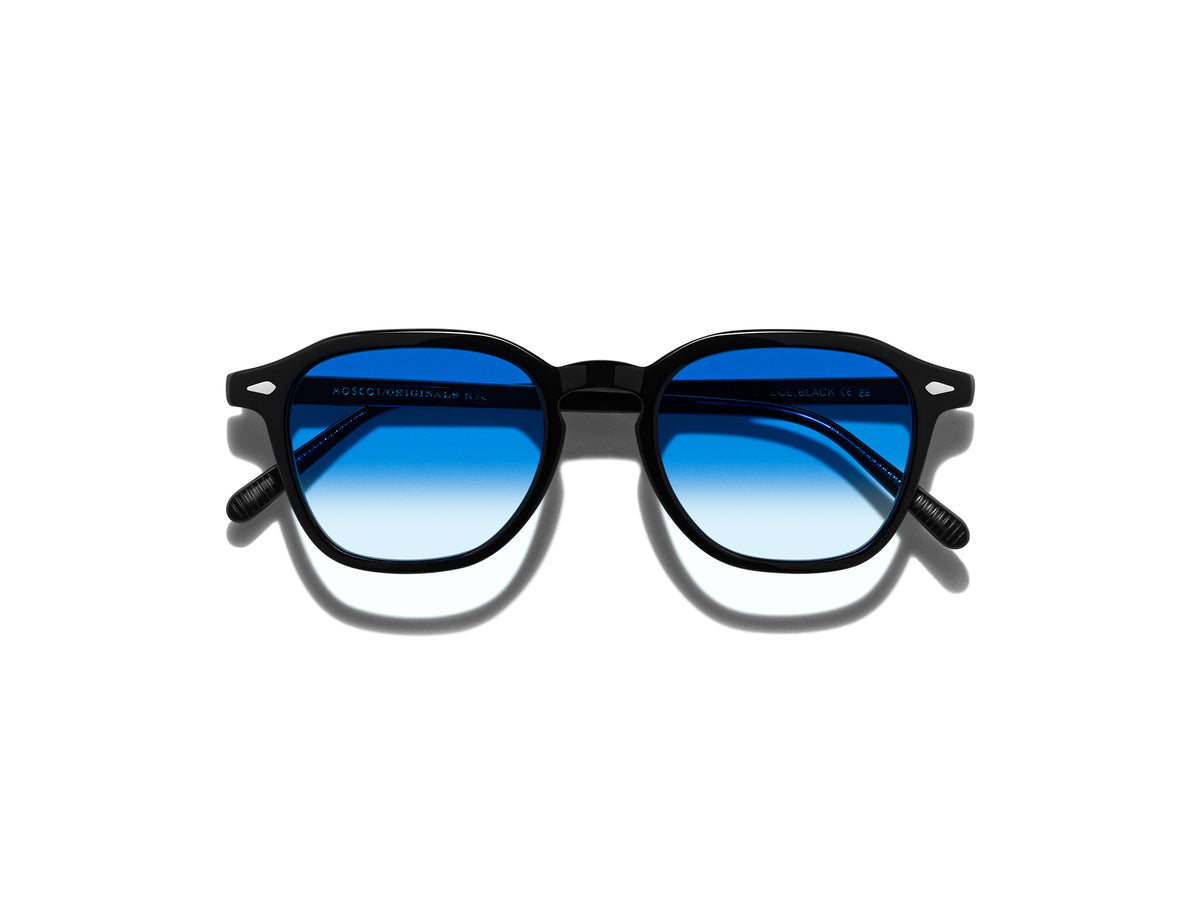 Moscot Vantz Sort med blå glas