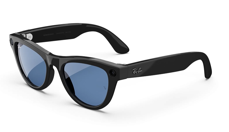 RayBan Meta Skyler ORW4009 Shiny Black Transitions Cerulean Blue str. 52