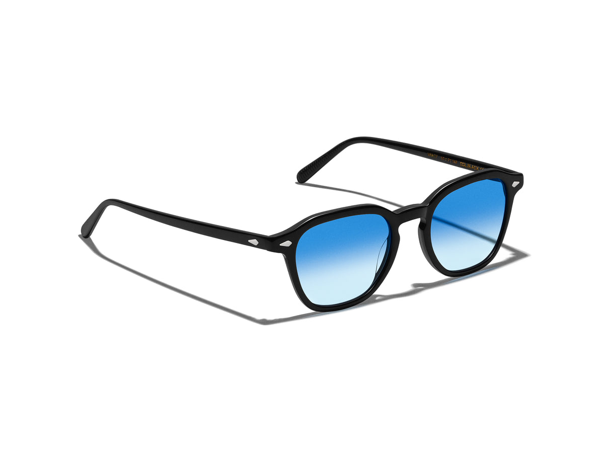 Moscot Vantz Sort med blå glas