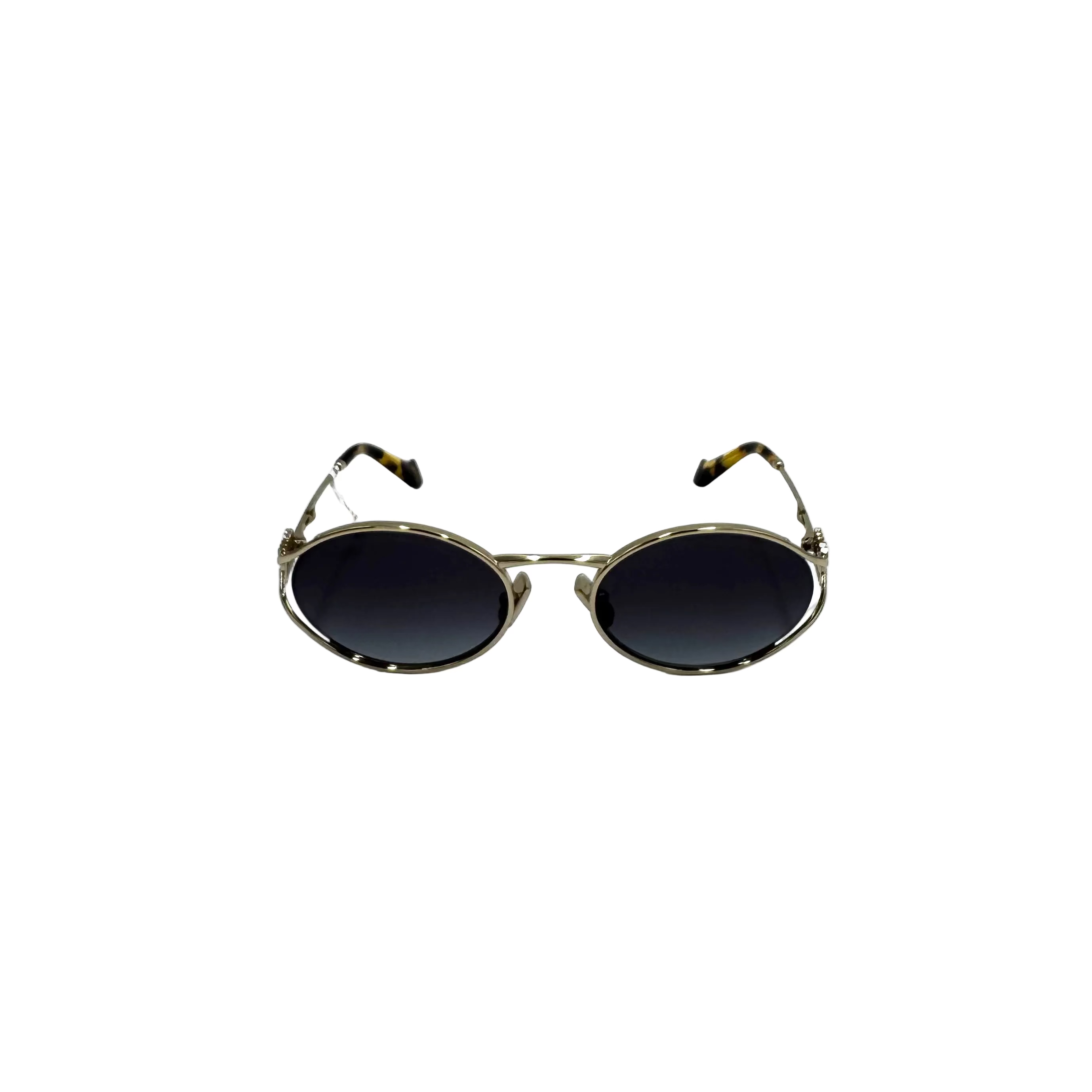 MiuMiu SMU52Y guld (gråt glas)