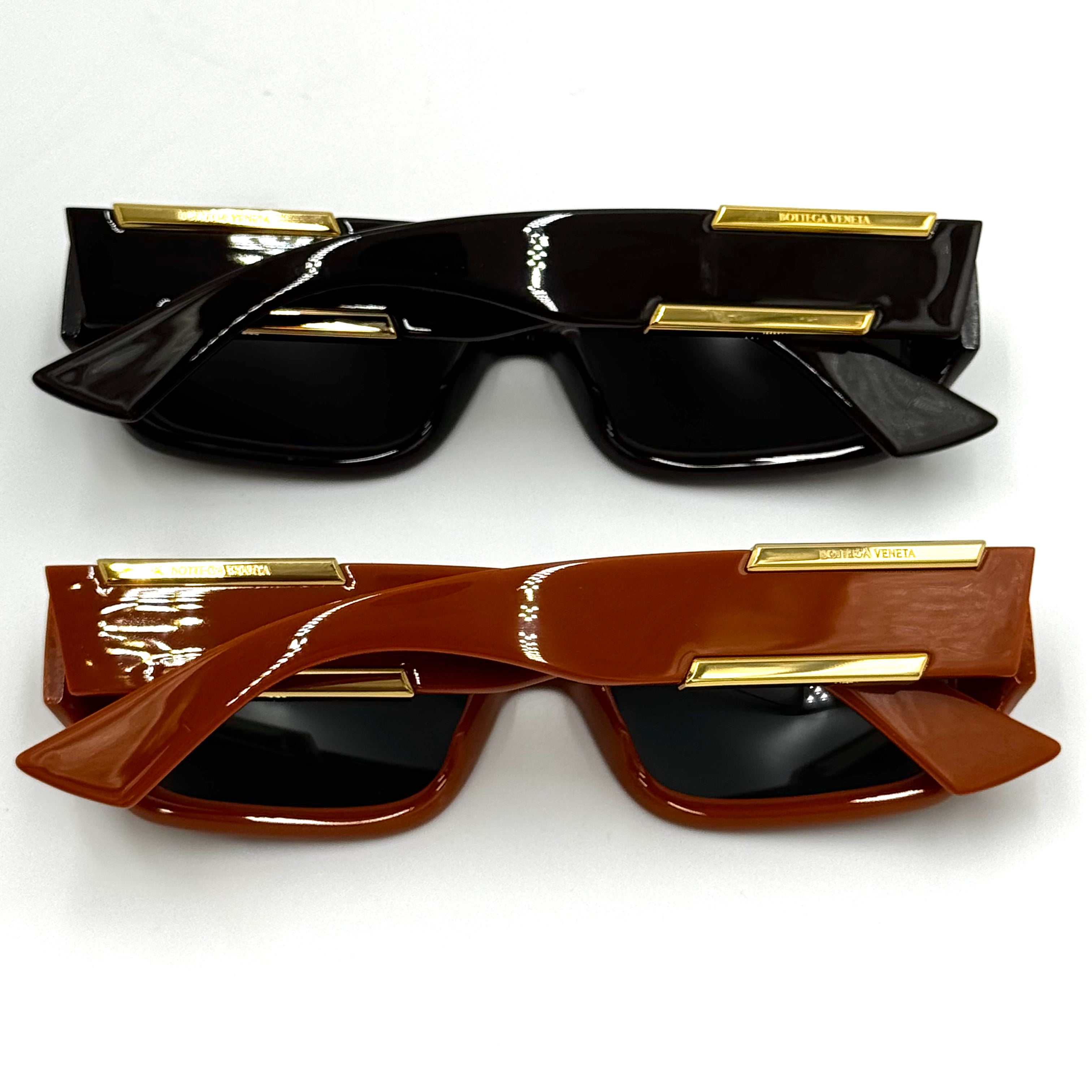 Bottega Veneta BV1406S Mørk brun