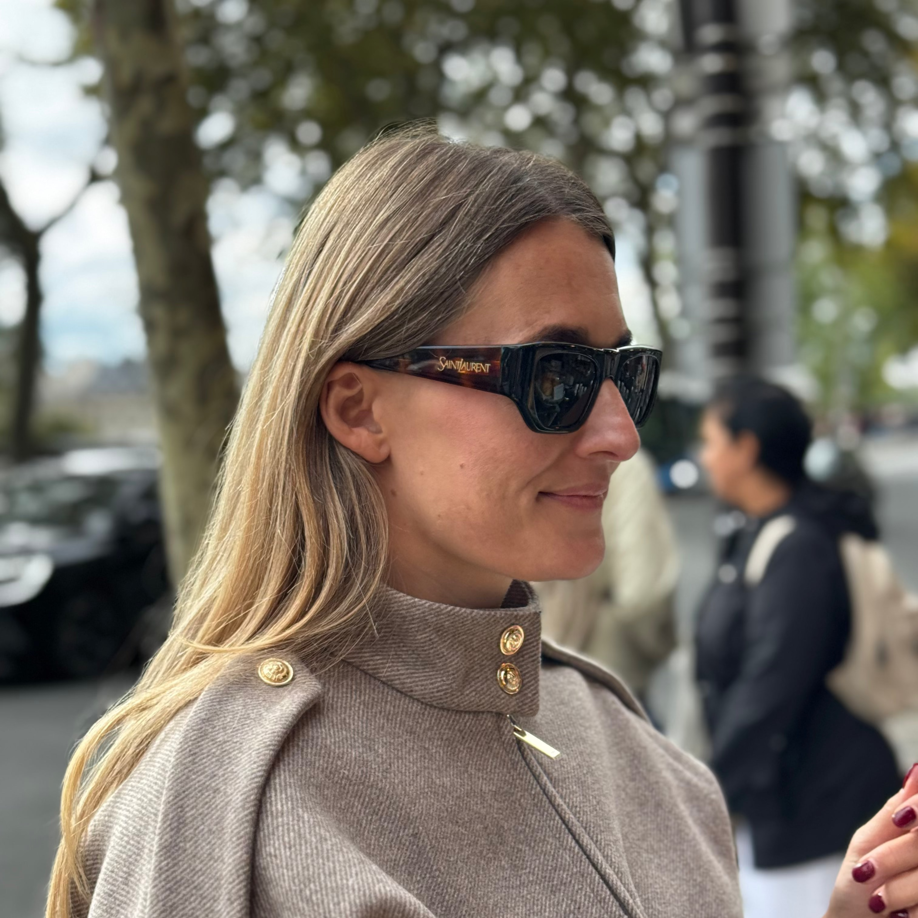 Saint Laurent SL 740 Sort/Havanna