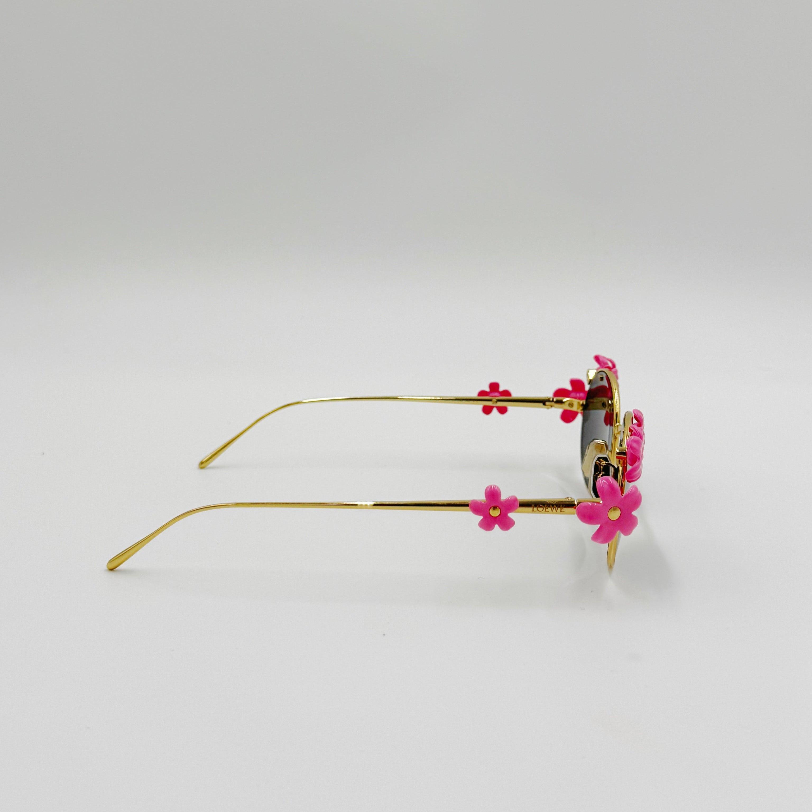 Loewe LW40173U Guld med lyserøde blomster