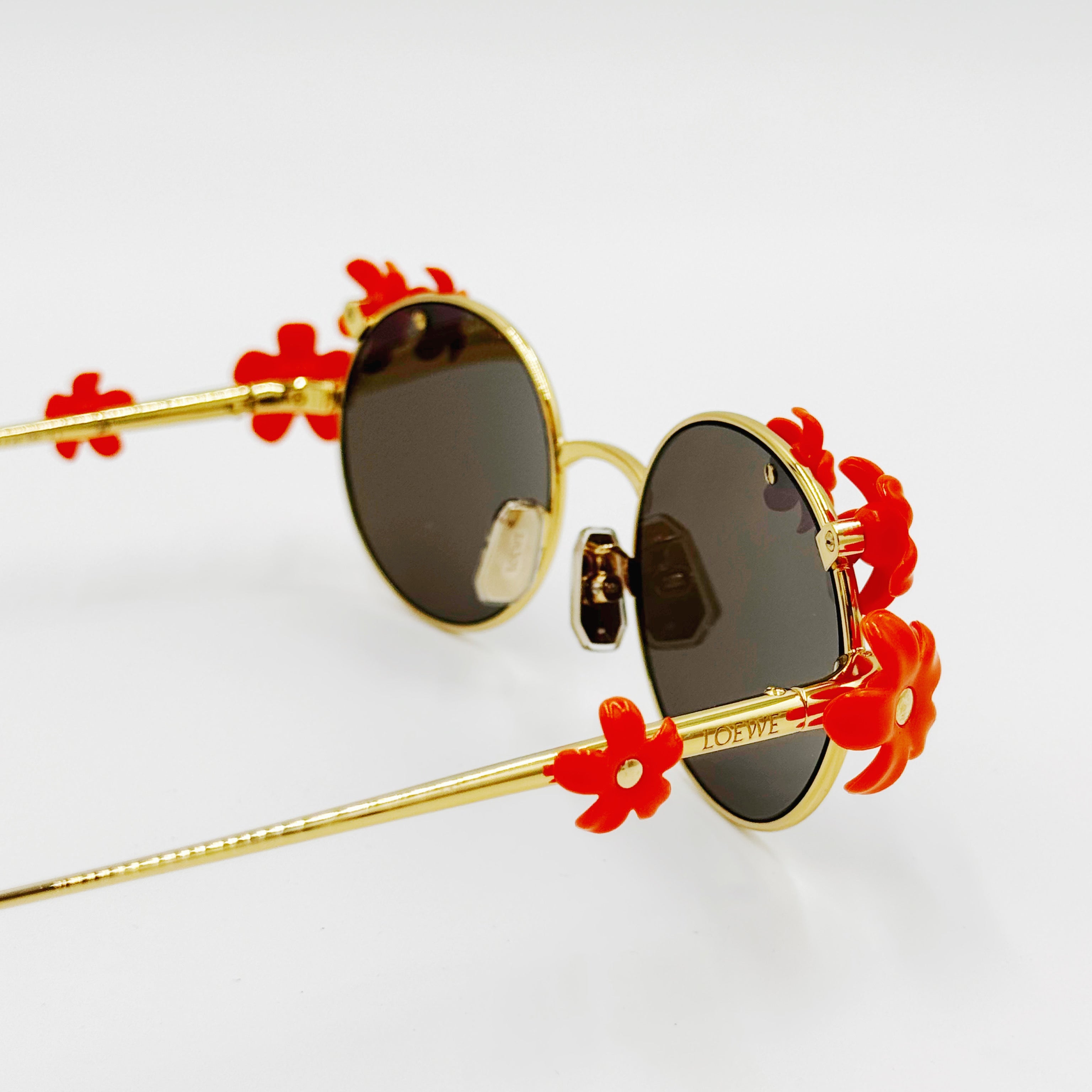 Loewe LW40173U Guld med orange blomster