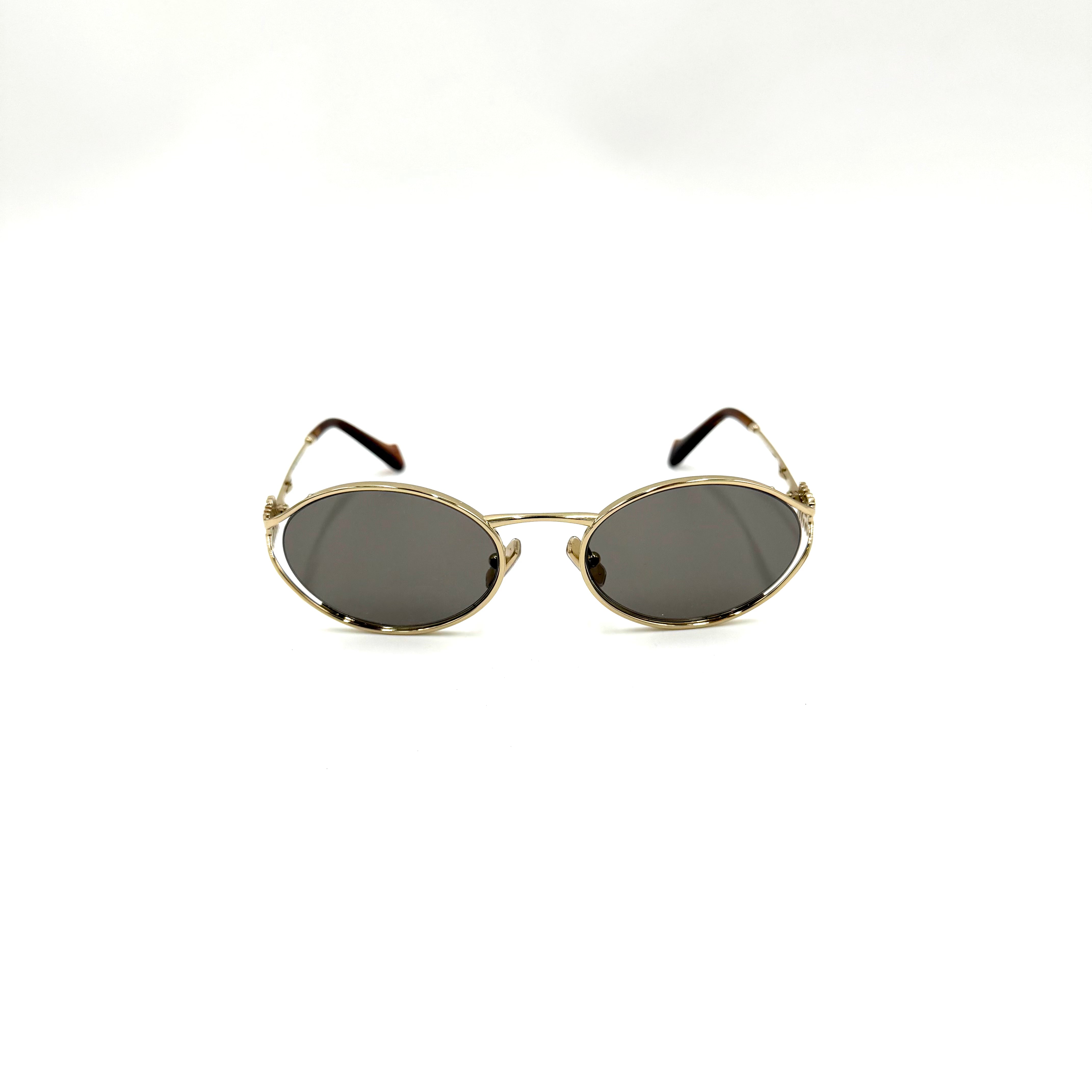 MiuMiu SMU52Y guld (med brunt glas)
