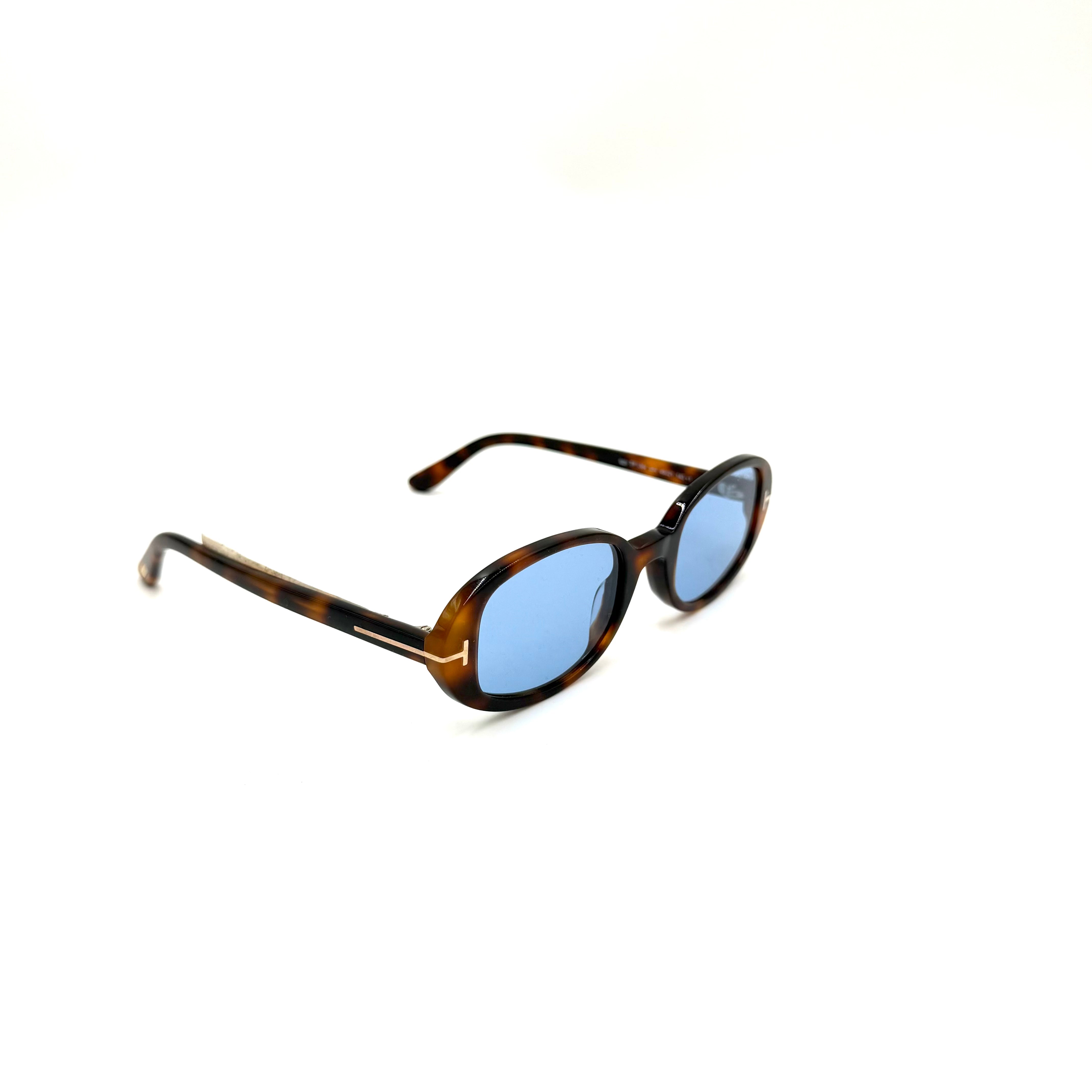 Tom Ford TF1364 Havanna med blå glas