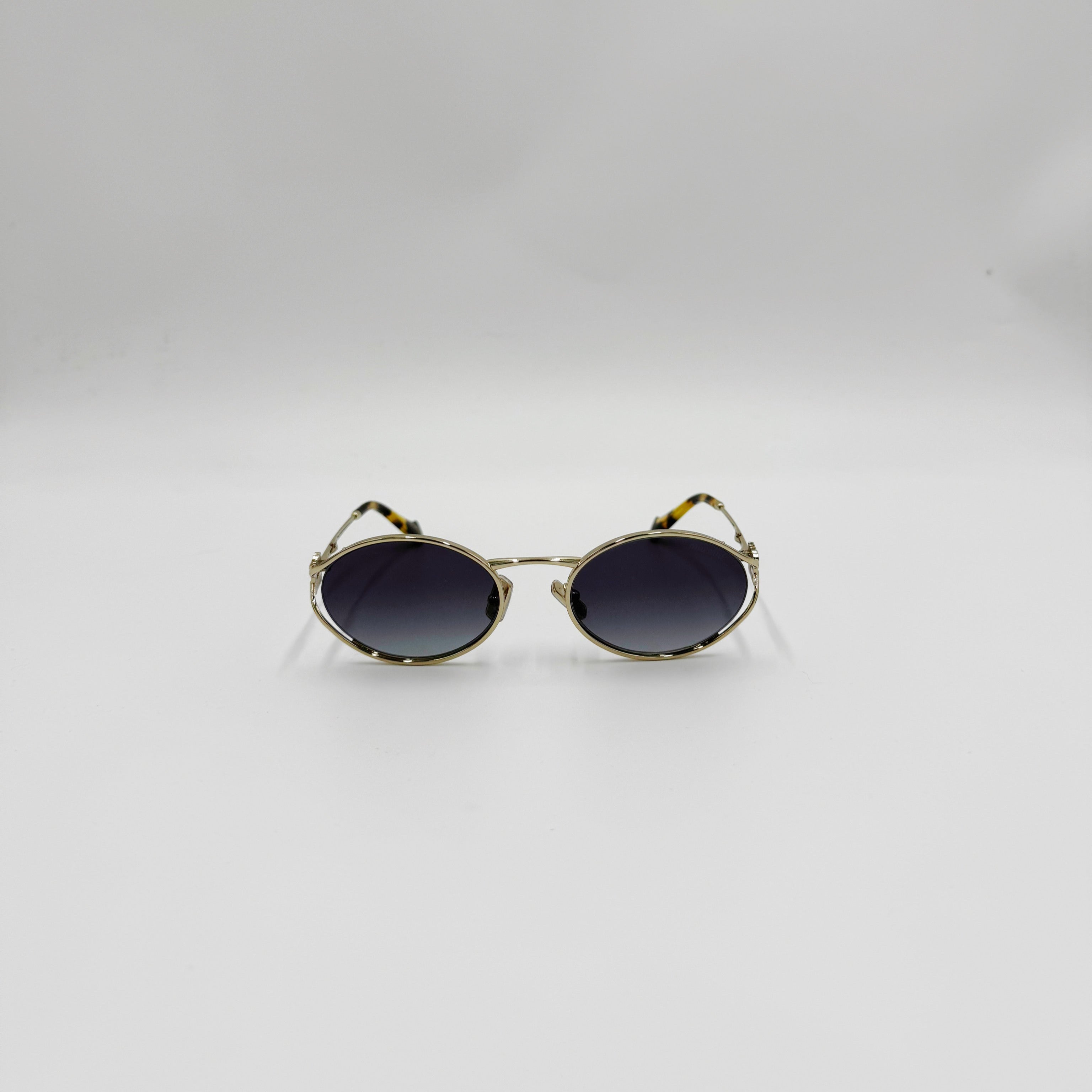 MiuMiu SMU52Y guld/gråt glas