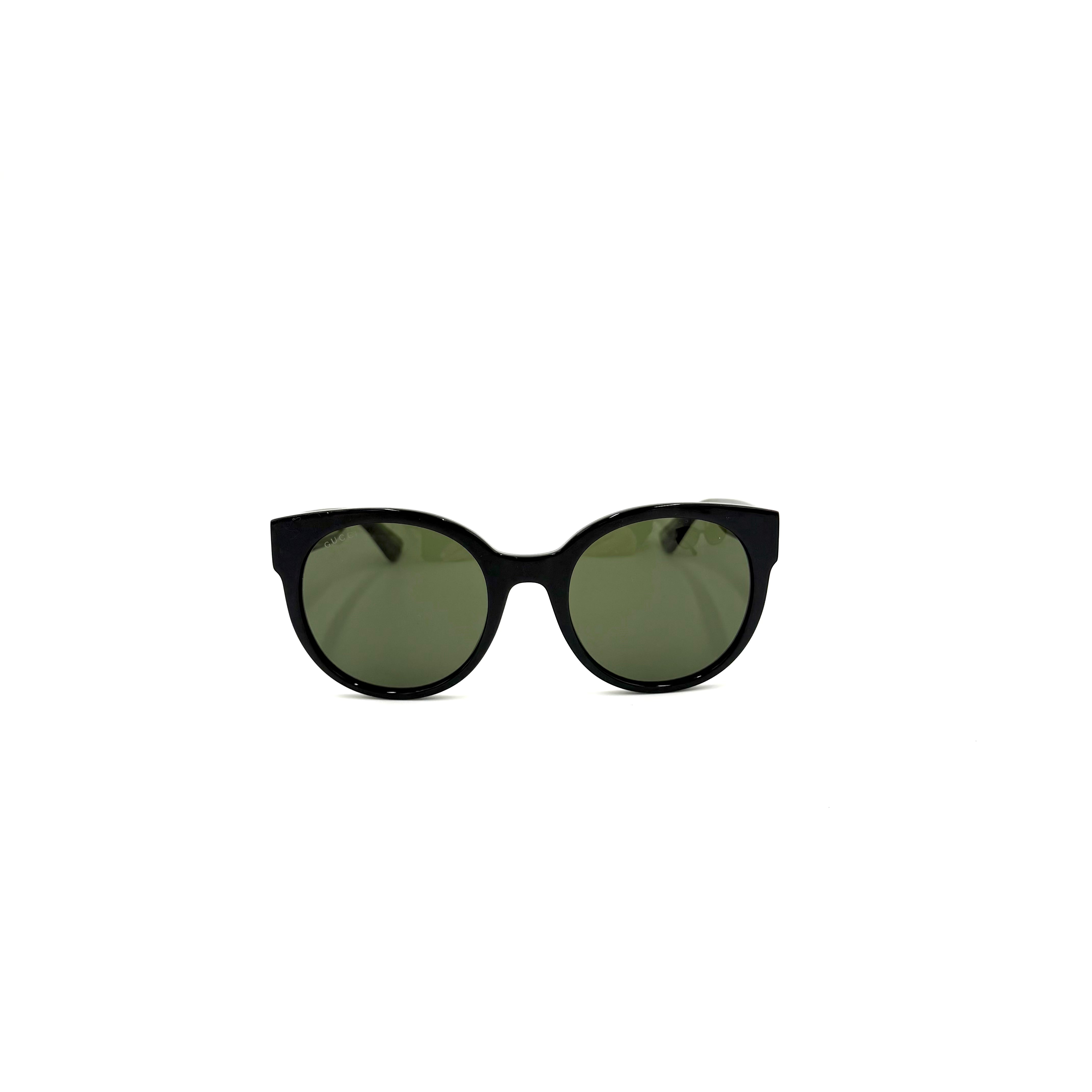 Gucci GG0035SN Sort m. grøn stang