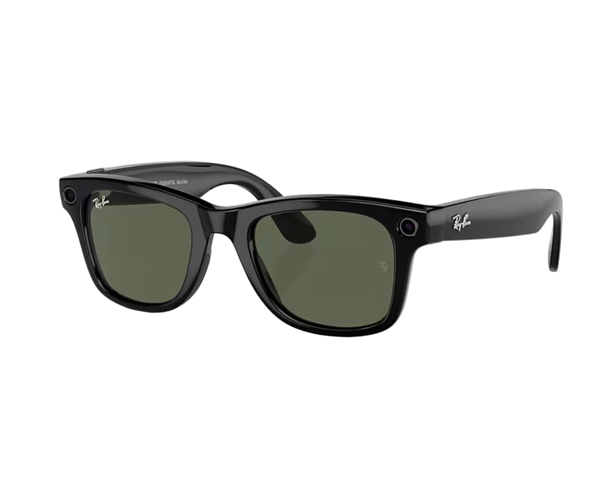Rayban Meta Wayfarer ORW4006 Shiny Black G15 Str 50